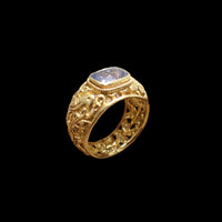 サファイアのインドヴィンテージリング