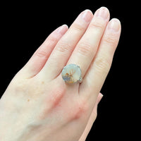朝露の庭デンドリックアゲートリング