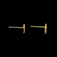 金のかけらピアス(藻)
