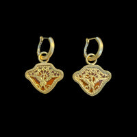 孔雀の記憶ピアス