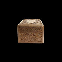 木彫りのボタニカルジュエリーボックス