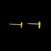 金のかけらピアス(小石)