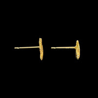 金のかけらピアス(苔)
