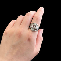 ヴィクトリアン調ボタニカルリング