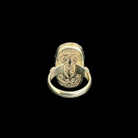 朝焼けのデンドリックアゲートリング