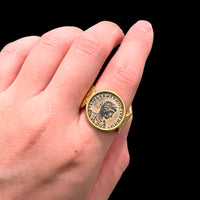 古代ローマコインリング