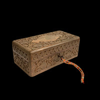 木彫りのボタニカルジュエリーボックス