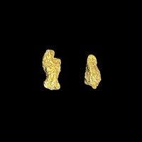 金のかけらピアス(苔)