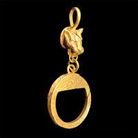 ヒョウチャームホルダー