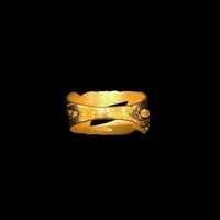 つがいの鶴リング