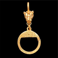 ヒョウチャームホルダー