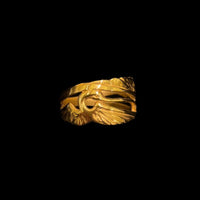 つがいの鶴リング