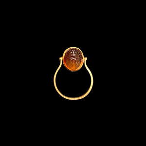 スカラベリング(カーネリアン)