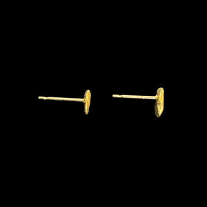 金のかけらピアス(小石)