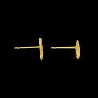金のかけらピアス(苔)
