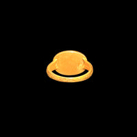 ライオンのリング(イエローアゲート)