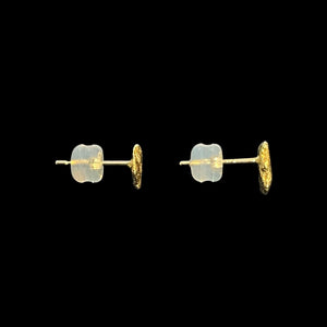 金のかけらピアス(小石)