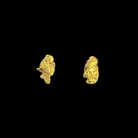 金のかけらピアス(藻)
