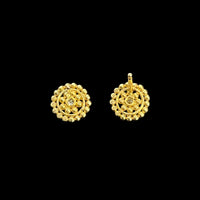 花輪のピアス(ダイヤ)