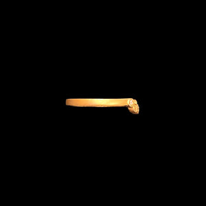 光のアーチリング(ダイヤ)