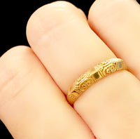 山なりのリング
