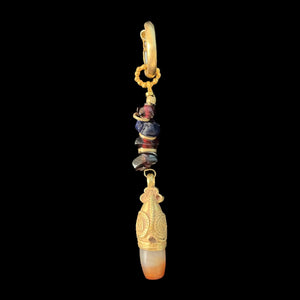 古代カメレオンピアス