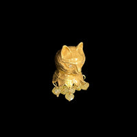 フリンジ猫のピアス
