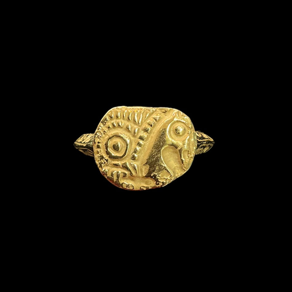古代馬リング