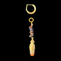 古代カメレオンピアス
