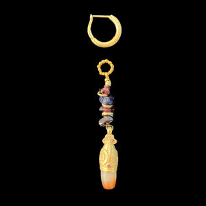 古代カメレオンピアス
