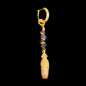 古代カメレオンピアス